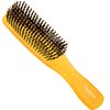 Giorgio Neon GION1O (7.75" Orange) Gentle Touch Detangler Hair Brush - Scalp Brush / Travel Brush Stimulates Hair Growth with Dual-Length Soft Nylon Bristles for Sensitive Scalps - Anti Static Brush