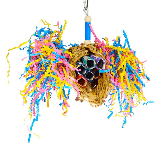 Bonka Bird Toys Mini Taco 1359 Foraging Bird Toy Parrot Cages Cockatiel Parakeet Conure Lovebird Toys.