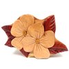 Spring Blossoms, Handcrafted Secret Wooden Puzzle Box, Natural Finish, Intarsia Wood Art