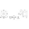STEPPERONLINE Nema 17 Stepper Motor Bipolar 1.5A 42Ncm 42x42x38mm 1.8deg 4 Wires with 1m Cable and Connector (1 Pack)