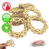 Bonka Bird Toys 3331 Pk6 Medium Vine Wreaths Foot Talon Craft Part Bird Toy Natural Ring Woven Twist Cockatiels Parakeets Conures and Other Similar Birds