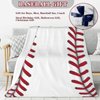 AUIVTY Baseball Blanket Baseball Gifts for Boys 8-12 Baseball Team Coach Gifts Baseball Lover Kids Fleece Throw Blanket for Birthday 50x40 Inch