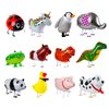 KESOTO 12PCS Walking Cute Animal Balloons for Kids Animal Theme Party, Birthday Party Supplies