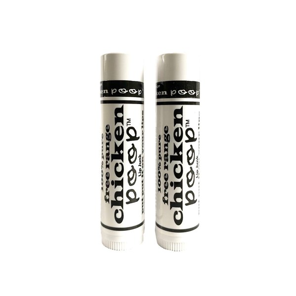 Simone Chickenbone 100% Natural Moisturizing Lip Balm for Dry, Chapped Lips (Original), 2 Pack