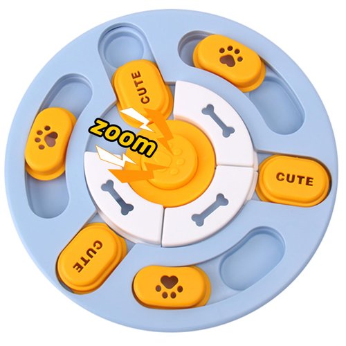 Dog Puzzle Toys,Dog Treat Puzzle for Mental Stimulation,Interactive Intelligence Toy for Slow Eat...