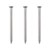 450pcs Hardware Nails, 1-1/4‘’ × 16 Ga Nickel Plated Hanging Nails, Flat Head Nails, Hanging Picture Nails, Wood Nails, Roofing Nails, Wall Nails (1-1/4 in)