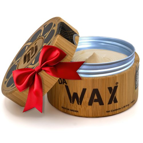 Da'Dude Hair Wax for Men - Ultra Strong Hold, Matte Finish, Non-Greasy Hair Styling, 100ml Eco-Friendly Wooden Tub