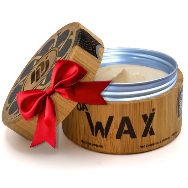 Da'Dude Hair Wax for Men - Ultra Strong Hold, Matte Finish, Non-Greasy Hair Styling, 100ml Eco-Friendly Wooden Tub