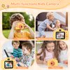 Mafiti Kids Camera 26MP HD Selfie Digital Camera for Kids,Portable Toddler Camera Toy with 1080P Video,Birthday Xmas Gift for 3-8 Year Old Girl Boy (Orange)