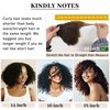 Anrosa Afro Kinky Curly Clip ins for Black Women Piano Natural Black mixed with Chocolate Brown Full Head with 17 Clips 12 Inch Thicken Double Weft Brazilian Hair Curly Extensions Clip in 120g