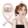 Heatless Hair Curler, Heatless Curling Rod Satin Heatless Curls Heatless Curler No Heat Curls Heatless Hair Curler Overnight Curls Satin Heatless Curling Set Heatless Headband Curler Pink