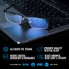 Lumadux Computer Blue Light Glasses Men | Blue Light Blocking Glasses for Reading, Digital Eye Strain, Headaches and Blurry Vision | Blue Blocker Gaming Glasses | Bluelight Clear Rimless Glasses
