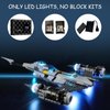 Mililier LED Light Kit for Lego Star Wars 75325 The Mandalorian's N-1 Starfighter Set, Compatible with Lego 75325 Building Blocks Model(Not Include Blocks Set)