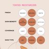 Ruby Kisses Tinted Moisturizer, Hydration, Calm & Revitalize Skin, Skin Perfecting, Blur Pores & Fine Lines, Natural Finish & All-Day Comfort Wear (Warm Coconut)