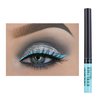 Kyannkara Liquid Eyeliner Colorful Matte Glitter Neon Eyeliner Pencil Pigmented Smudgeproof Long Last Gel Eye Liner（Light blue）