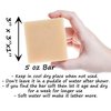 360Feel Bay Rum Soap - 5oz Handmade Soap Bar with Natural Woodsy Sweet, Spicy Scent and Homemade Bay Rum Shaving Soap- Gift for Men - Castile Man - Gift ready