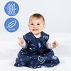 GUNTAIL Baby Sleep Sack 0-6 Months Baby Wearable Blanket 100% Rayon Cotton 2-Way Zipper Toddler Sleeping Sack，Comfy Soft Lightweight TOG 0.3（Galaxies）