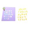 Metal Capital 26 Alphabet Cutting Dies, Lowercase 26 Letters Alphabet Die Cuts for Card Making Stencil Embossing Tool Scrapbooking DIY Etched Craft Dies