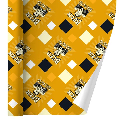 GRAPHICS & MORE Beer Double Your Vision Fun Funny Humor Gift Wrap Wrapping Paper Rolls