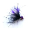 Kat Fly Cat Wand Refill Teaser Toy - Interactive Cat Wand Toy Attachments for Indoor Cat and Kitten - Cat Toy with Real Feather Best Cat Toys for Bored Cats, Cat Teaser Toy - Bug (Purple)