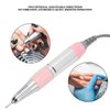 Nail Drill Pen, Nail Drill Handle Handpiece, Nail Drill Handpiece, Handpiece for Nail Drill Machine, Handpiece Replacement Nail Drill Machine Part Metal Grinding Polishing Pen Nail Art Accessory