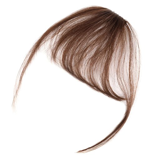 Clip in bangs for women, Dark brown bangs hair clip, Clip on bangs, Fake bangs, 100% real human hair, Faux bangs, Flequillos de cabello natural con clip, Clip on hair piece for women, Wispy bangs