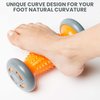 NATURAL CHEMISTREE Foot Massage Roller - for Plantar Fasciitis Relief, Acupressure Trigger Point Therapy, Diabetic Neuropathy, Whole Body Massager for Heel & Foot Arch Pain, Wrist, Shoulder & Neck