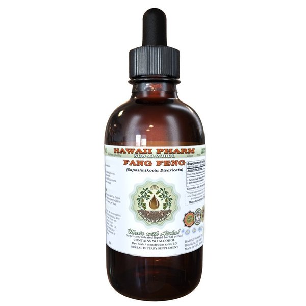 Fang Feng Alcohol-Free Liquid Extract, Fang Feng, Siler (Saposhnikovia Divaricata) Root Glycerite Hawaii Pharm Natural Herbal Supplement 4 oz