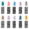 Gogoonly 144 Pieces Nail Vinyls Stencil Stickers Set, 24 Sheets 72 Different Designs Cute Easy Nail Art Nail Vinyls Nail Stencil Sheets - BH000807