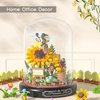 Dookok Flower Bouquet Building Set, Artificial Flowers Micro Building Set for Home Decoration, 548 Pieces Bee and Flower Bouquet Building Toys for Adult Kids Gift