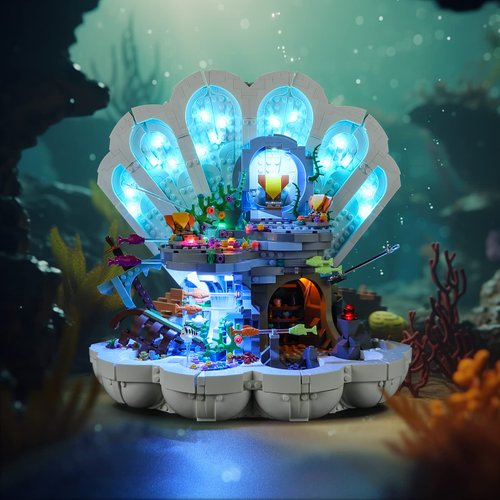 LIGHTAILING Led Lighting Kit for Lego- 43225 The Little-Mermaid Royal Clamshell Building Blocks Model - LED Light Set Compatible with Lego Model(Not Include Lego Model)
