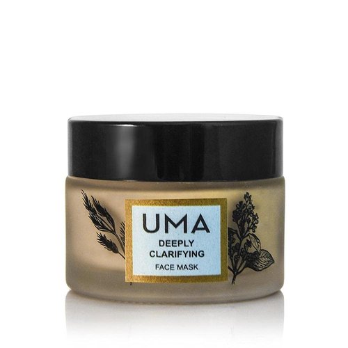 UMA Deeply Clarifying Face Mask | Ayurvedic Antibacterial Detoxifying Mask for Acne & Irritation | Brightening, Hydrating, 100% Organic (1.7 oz)