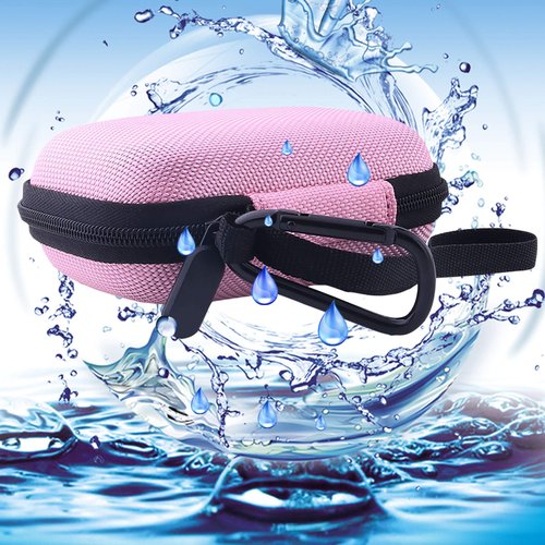 WERJIA Hard Carrying Case Compatible with Prysyedawn Kids/Lizzbey Kids/Eltrynic Kids Phone,Toddler MP3 Music Player with Flip Camera,Alarm Clock Portable Learning Toy (case only) (Pink)