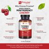 Montmorency Cherry 6400mg - 200 Tart Cherry Capsules - Natural Tart Cherry Extract Supplement for Men & Women – Super Strength, Gluten Free, Vegan and GMO Free - Made in The UK by Prowise