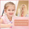 18 PCS Girls Hair Extensions,Colored Braids Hair Extensions with Rubber Bands,Rainbow Braided Synthetic Hairpieces Ponytail Kids Hair Extensions,Kids Twist Braid Rope Headdress Girls Hair Accessories