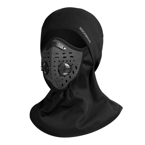 ROCKBROS Ski Mask Balaclava Winter Mask for Men Baclava Cold Weather Thermal Black