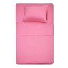 Best Season 3 Piece Bed Sheet Set (Twin,Peach Pink) 1 Flat Sheet,1 Fitted Sheet and 1 Pillow Cases,100% Brushed Microfiber 1800 Luxury Bedding,Deep Pockets,Extra Soft & Fade Resistant