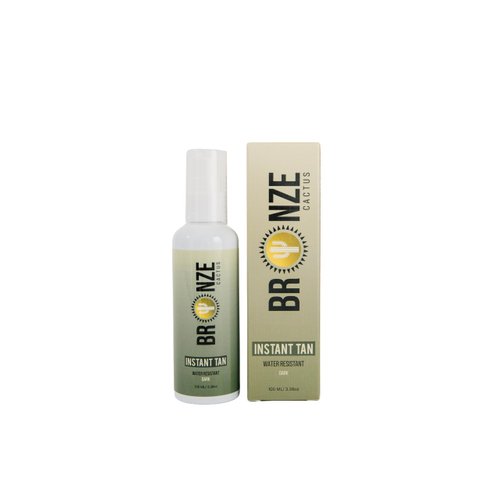 Bronze CactusWater Resistant, Instant Tanner, Self-Tanner, Instant Body Bronzer, Suitable For Face & Body, For all Skin Types, Color, 3.8 fl.oz (Dark)
