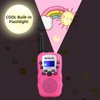 Retevis RT388 Walkie Talkies for Kids,Kids Toys Long Range 2 Way Radio,Kids Walkie Talkie for Birthday Gifts Outdoor Camping Family Trip(Pink 1 Pair)