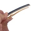 4 Rhinestone Crystal Long Slim Beak Duckbill Alligator Clip Pin Hair Accessories Women Girls