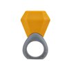 Innobaby TEETHIN' Smart Birthstone Ring TEETHER - November (Citrine)
