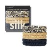 Silk Hair Towel, Friction-Resistant, Amino Acid-Rich, Durable, Breathable (6PCS(Black, Gold, Light Pink))