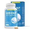 Go Out Daily Maintenance - Natural Uric Acid Support with Tart Cherry, Celery Seed, and Turmeric - Vegan, Non-GMO, Gluten-Free Supplement for Joint Comfort and Healthy Kidney Function 90 Capsules