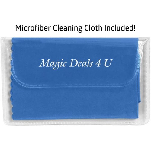 10-Count Pro-Mold 55pt. Magnetic ONE-Touch Card Holders Holds Sleeved Card MH55S (with Microfiber Cloth)