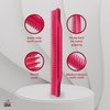 Allegro Combs #70 Wide Tooth Combs Defining Brush Comb 3-Row Wide Tooth For Curly Hair Comb For Women Curly Hair, Hair Stylists Hair Comb 2 Piece (Pink)