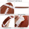 ADXCO 50 Pieces Football Shaped Disposable Paper Plates Football Party Plates Football Party Supplies for Football Theme Party Supplies Sports Game Birthday Decoration, 9.4 x 5.9 Inch