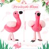 Skylety 8 Pcs 6 Inch Plush Flamingo Party Favors Small Flamingo Stuffed Animal Toy Flamingo Ornaments Keychain Birthday Party Supplies