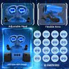 SEFCVTC Robot Toys, Rechargeable RC Robots for Kids, Remote Control Robot Toy with Gesture Sensing, LED Eyes, Flexible Head & Arms, Dance Moves and Music for 4 5 6 7 8 Years Old Boys Girls, Blue
