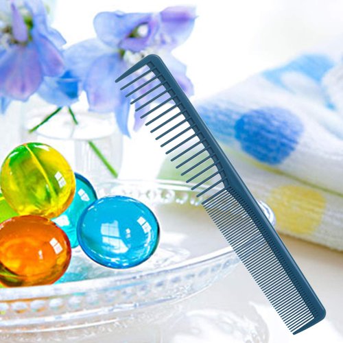 Hair Comb static Haircut Barber Comb Lightweight Carbon Fiber Fine Wide Tooth Ideal Women
