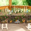 Containlol Hunting Tablecloths Camo Birthday Party Decorations Camo Table Covers Plastic Hunting Table Decorations for Hunting Camo Baby Shower Party Supplies(6 Piece)